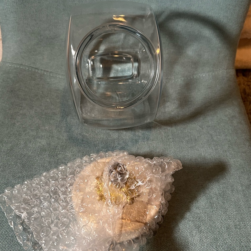 Mackenzie-Childs Sweets Jar with Mocha Check Lid